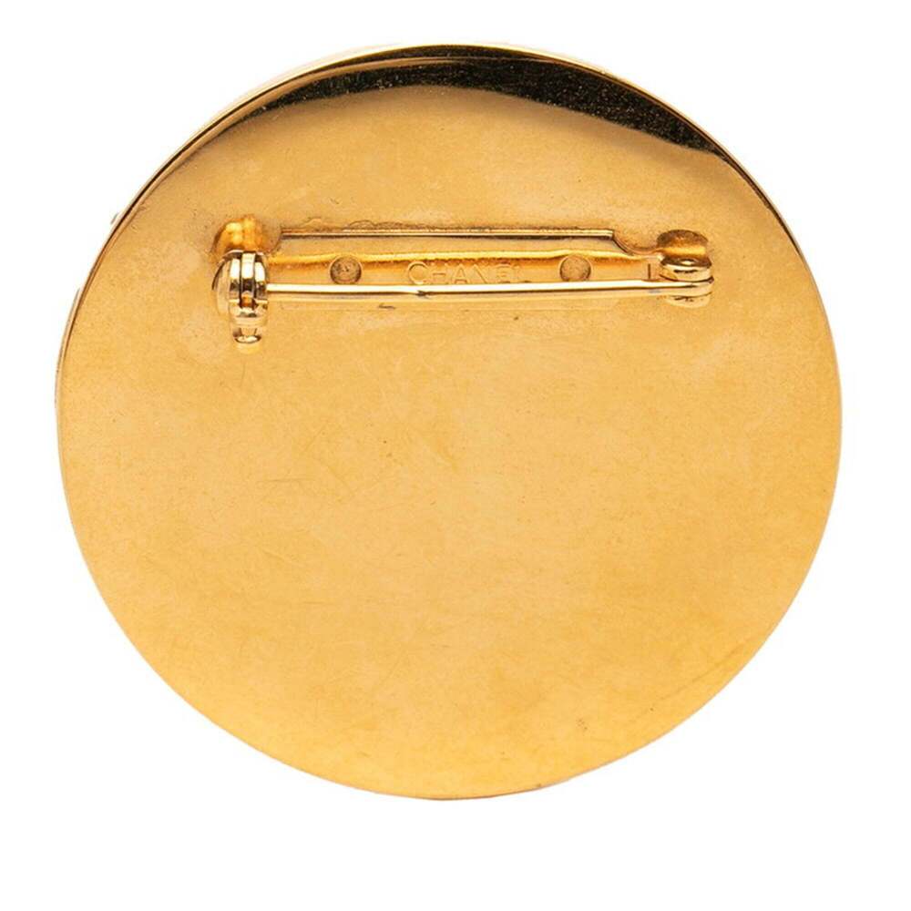 CHANEL Black Logo Brooch - Picture 2 of 3